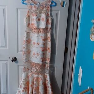 White and sheer white dress